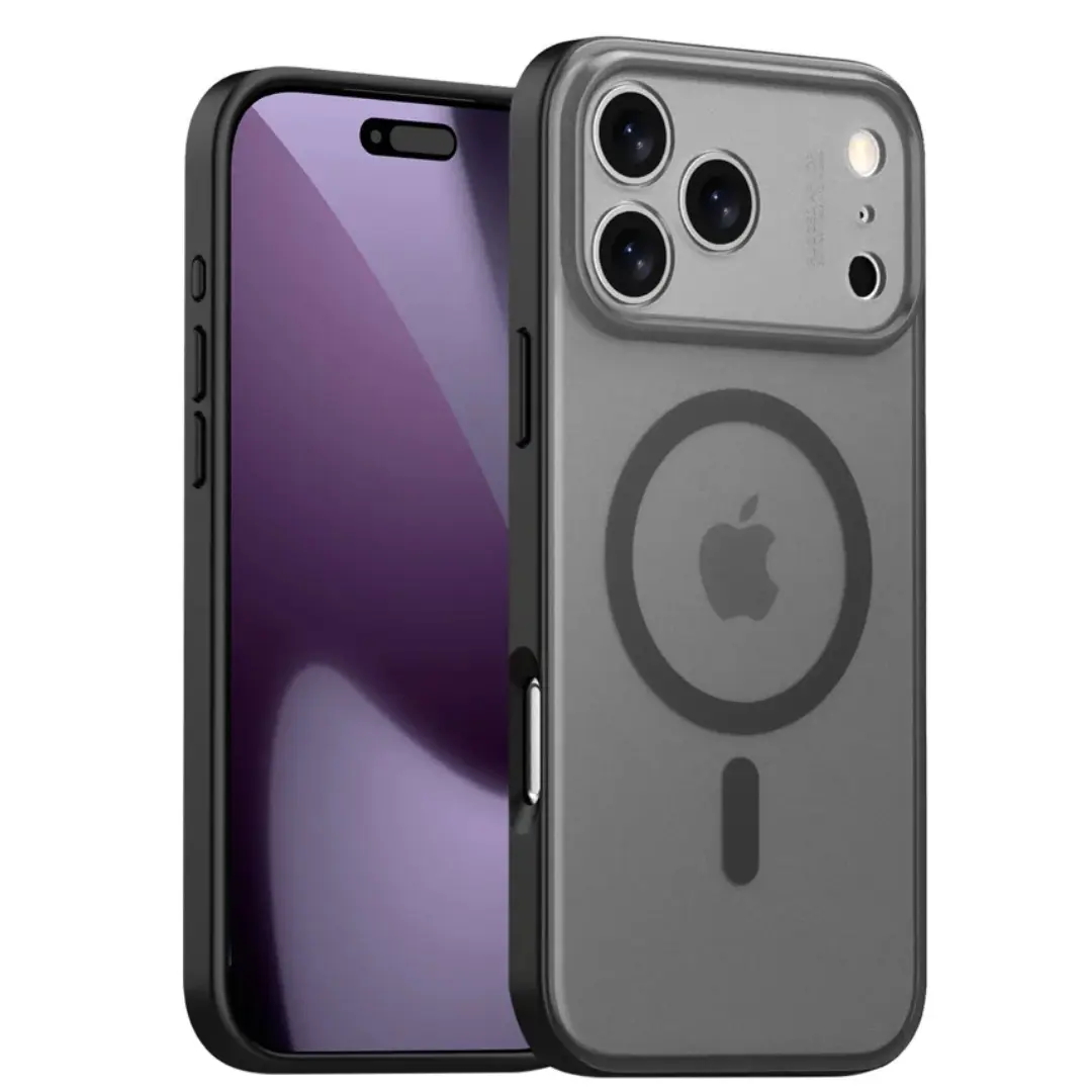 iPhone 17 Pro Max MagSafe Cam Smoke Twotone Eco Case Black